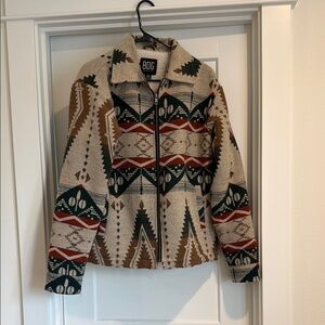 BDG Southwestern Sherpa Jacket Size S